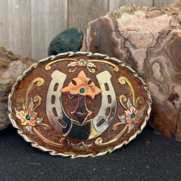 Hand Crafted Rustic Belt Buckle main image 6